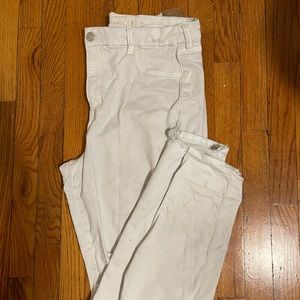 White American eagle high rise jegging- curvy